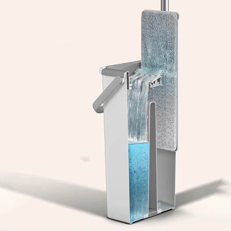 

Self-Wringing Magic Mop Free Hand Washing Flat Mop Ultrafine Fiber Cleaning Cloth Home Kitchen Wooden Floor Mop Cleaner