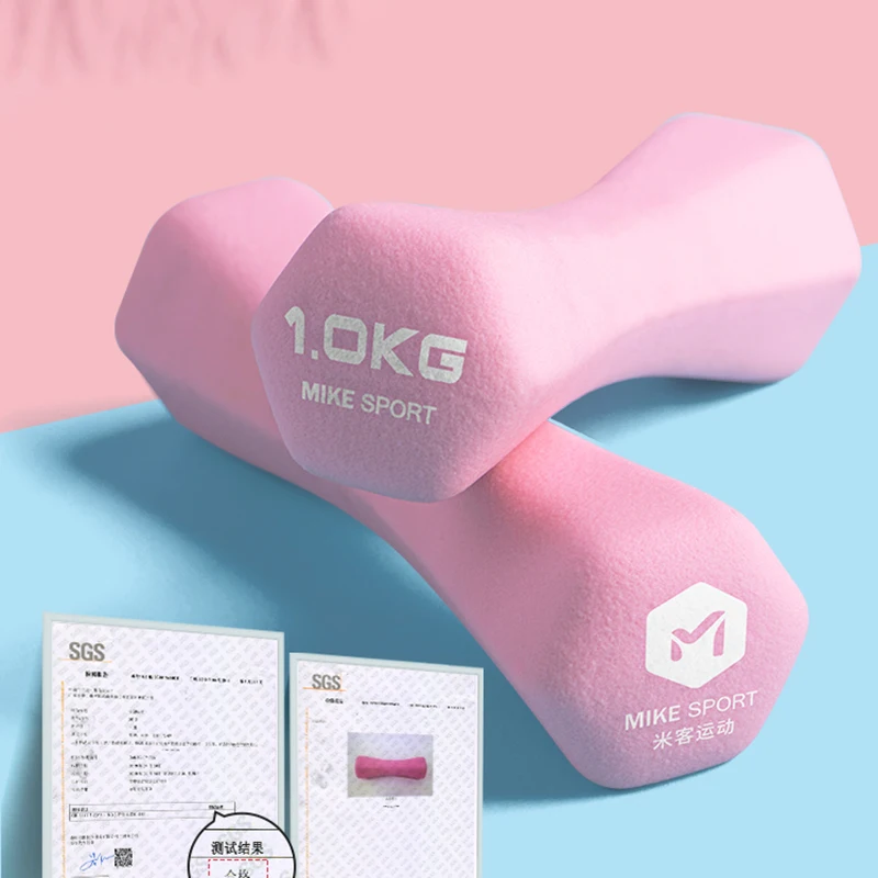 

Hexagonal Colorful Dumbbell Women Weight Loss Fitness Equipment Gym sports Training Arm Muscle