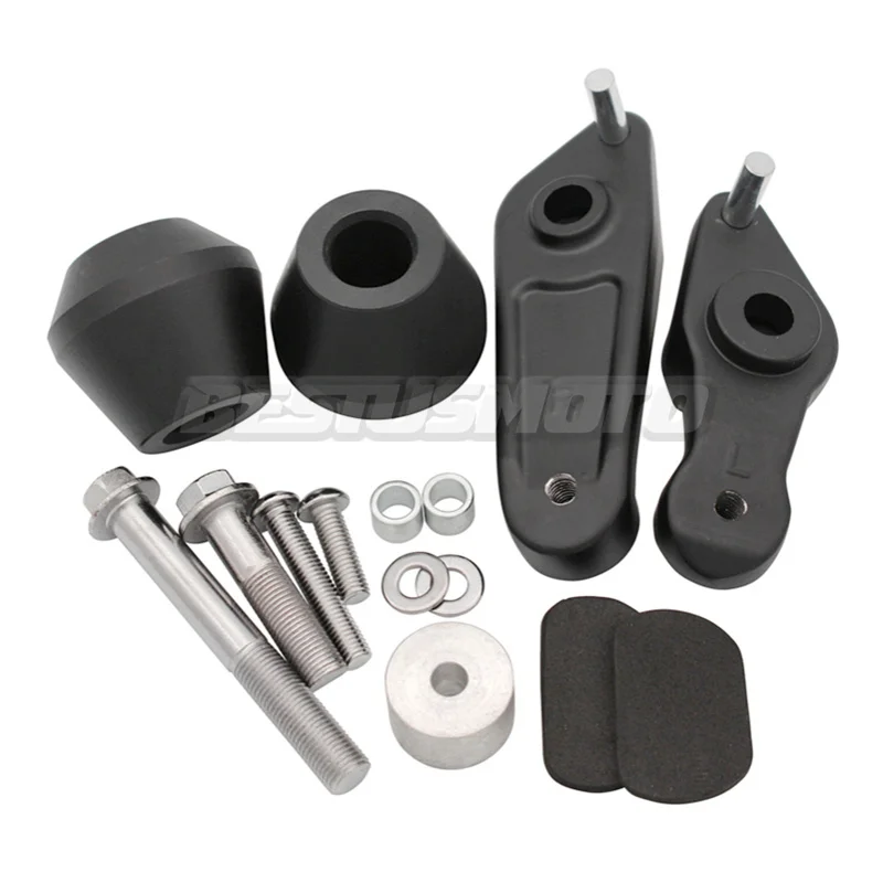 Слайдеры с черной и Углеродистой рамой мотоцикла защита от падения для Yamaha YZF R1