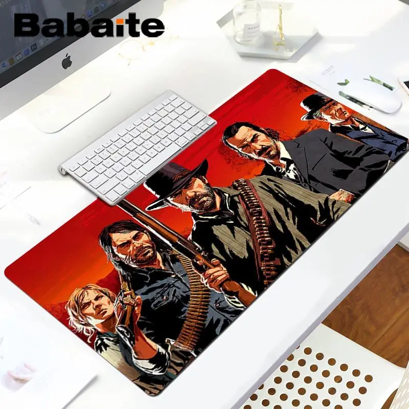 Babaite Red Dead Redemption 2 игровые коврики для геймеров коврик для мыши Комфортный коврик для мыши игровой коврик для мыши - Цвет: LockEdge 30X90cm
