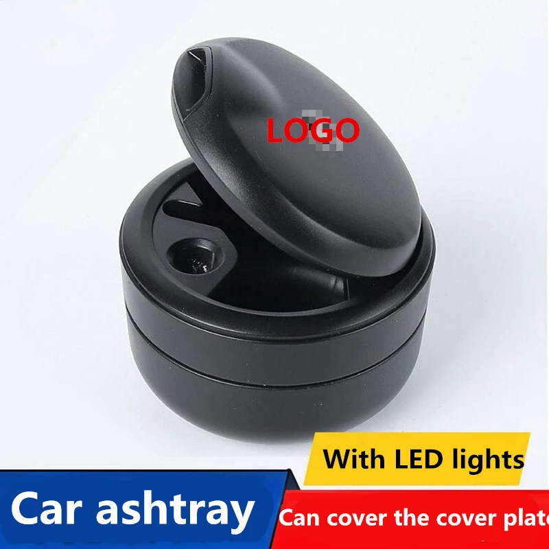1 шт. автомобильная светодиодная пепельница с логотипом для хранения W203 W204 W205 W210