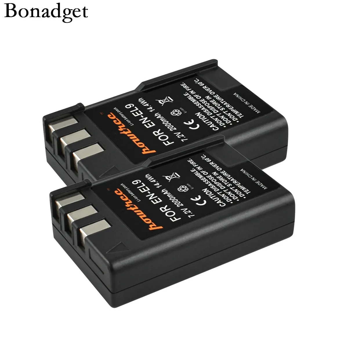 Bonadget 2000 мА/ч EN-EL9 RU EL9 EN-EL9a EL9a цифровой Камера Батарея AKKU для Nikon D40 D60 D40X D5000 D300 |