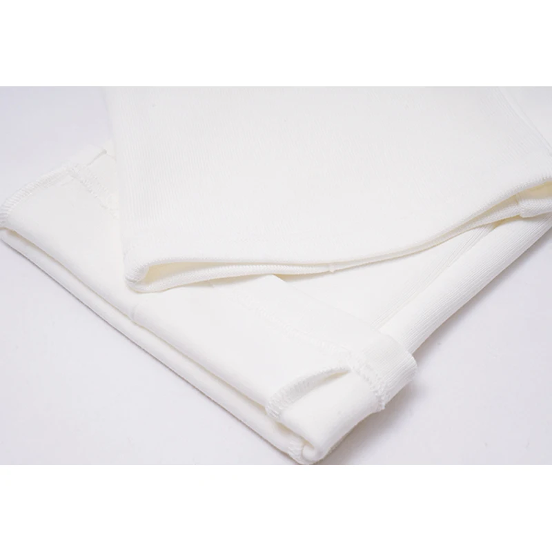 

[EAM] Black Casual Hollow Out High Elastic Waist Trousers New Loose Fit Full Length Pants Women Fashion Spring Summer 2021