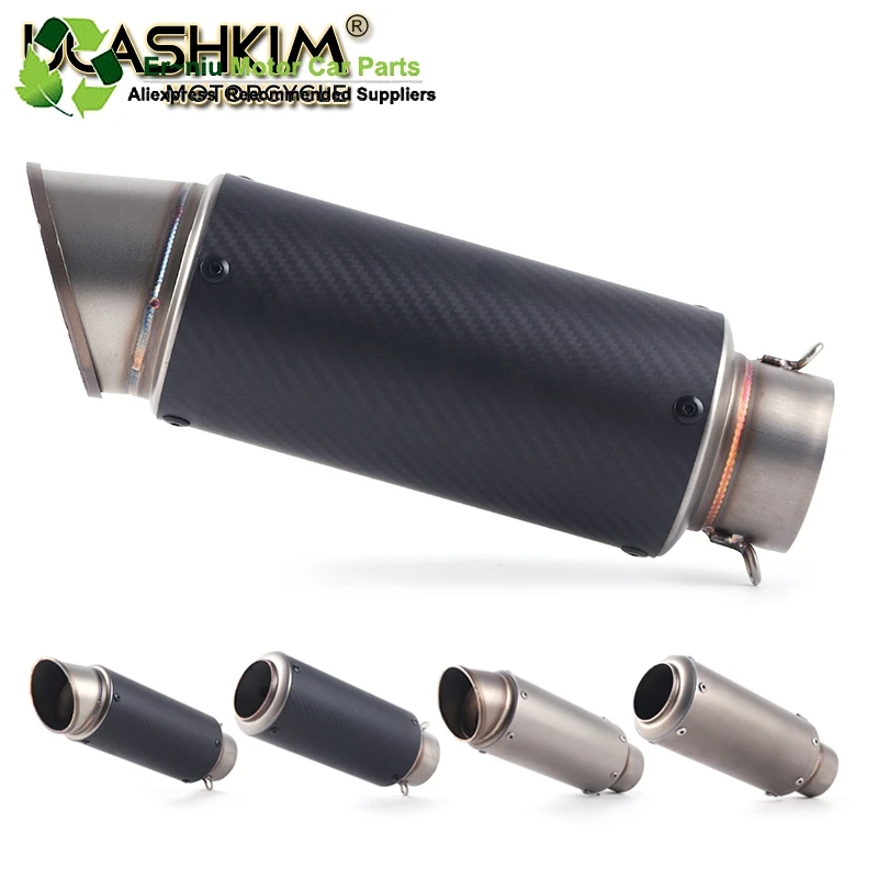 

Motorcycle Exhaust Muffler Link Pipe Carbon Fiber Exhaust Slip on Escape FOR HONDA NC700 NC700S NC700X NC750 NC750X 2012-2018