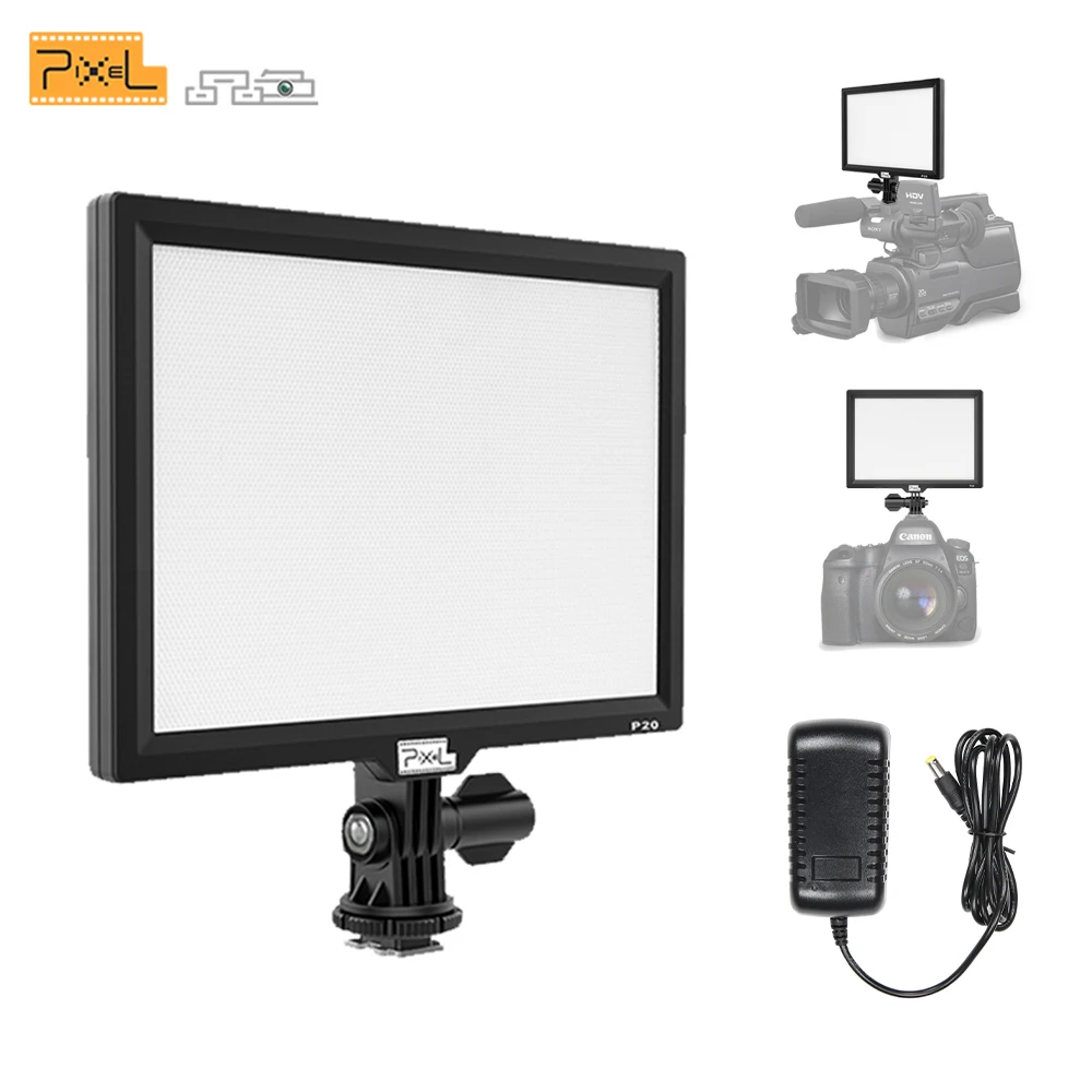 Освещение для фотостудии Pixel P20 светодиодное освещение фото и видеосъемки Для Canon