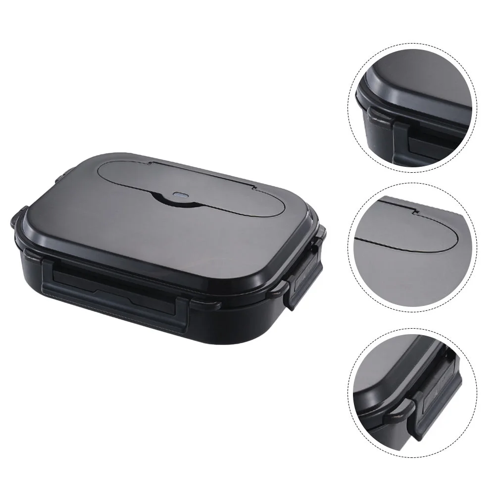

1 Set of Household Fresh Keeping Case Dining Student Lunch Case Black