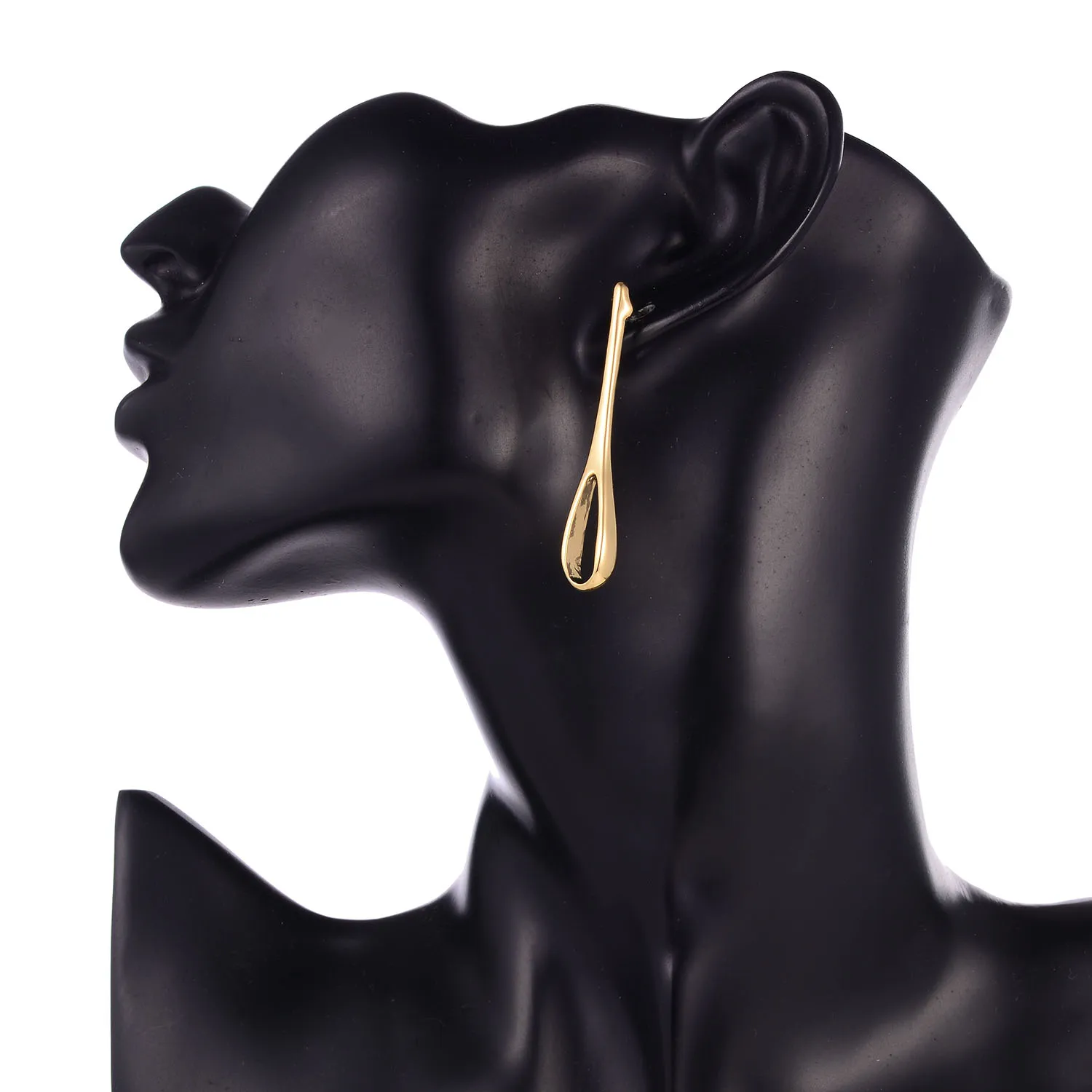 Простые Модные украшения висячие серьги из сплава с геометрическим рисунком