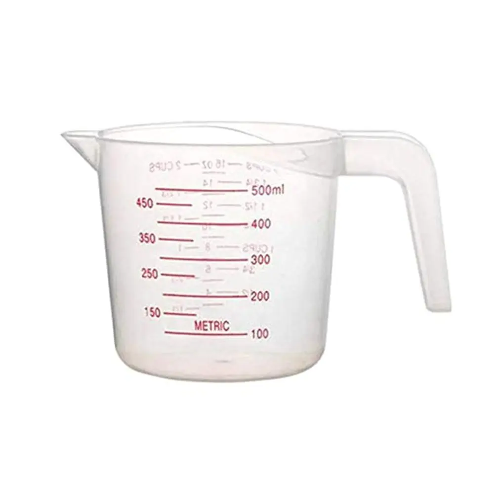 

NEW 250/500/1000ML Kitchen Measuring Cup With Clear Scales Silicone Resin Glue Tool Jewelry Make Practical Grips Measuring Tool