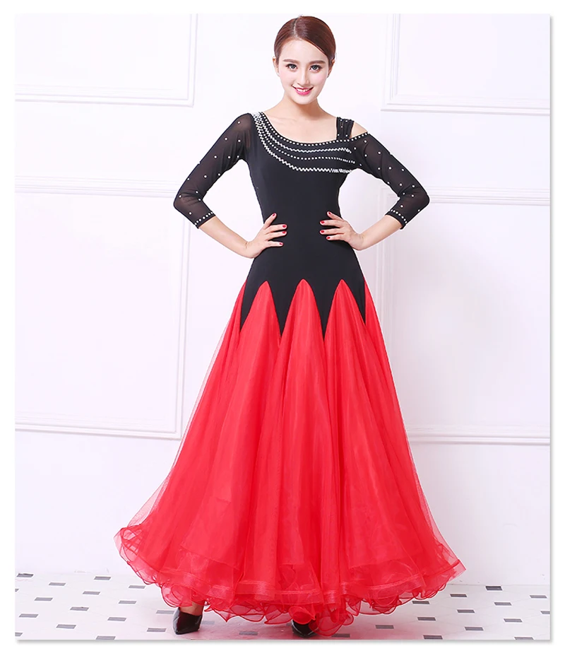 Танцевальное платье для Бальных соревнований женское танго фламенко