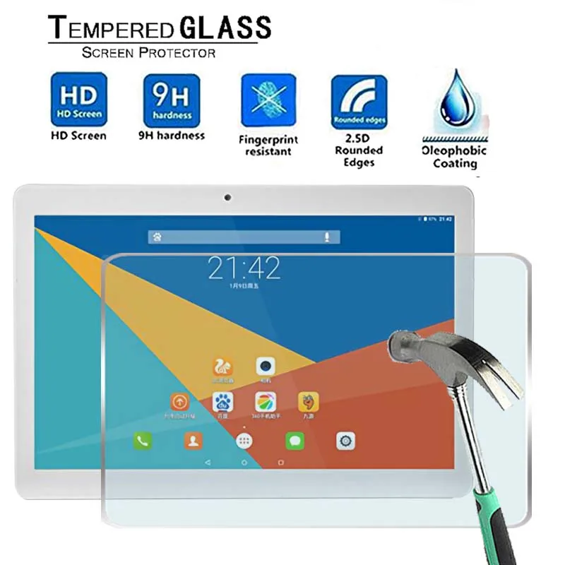 Для Teclast 98 Octa-core -Premium Tablet 9H Закаленное стекло Защитная пленка для экрана крышка |