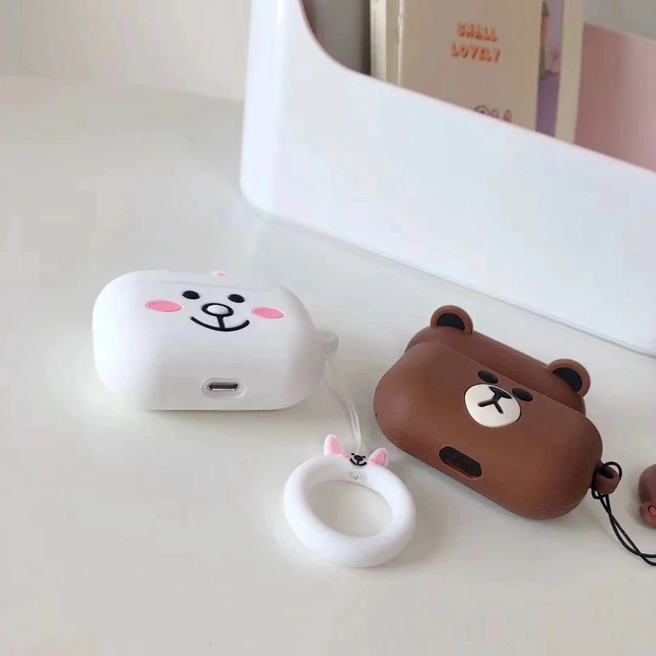 3D чехол для наушников для Airpods Pro Чехол Милые силиконовые собаки Ститч Мультяшные наушники/Earpods чехол s для Apple Air pods 3 Pro Чехол
