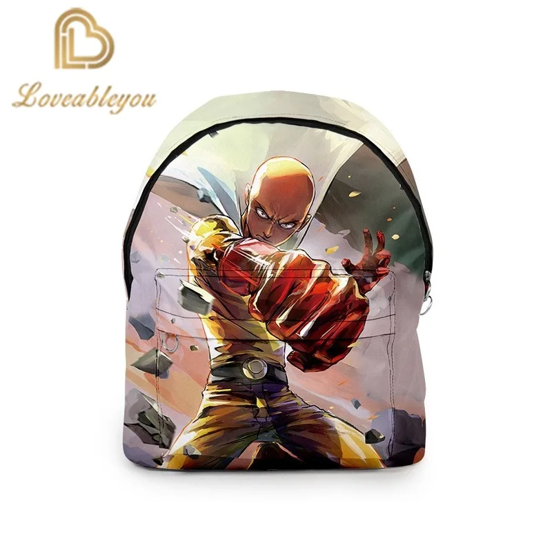 

ONE PUNCH-MAN 3d Print Backpacks Men Women School Bags Multi Pocket Travel Bags Teenage 3D Notebook Backpack Shoulder Bag
