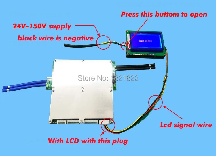 10S до 24S 50A/80A/100A120A большой Lifepo4 литий-ионный смарт BMS pcm с android Bluetooth приложение Смарт BMS с программным обеспечением(приложение) монитор
