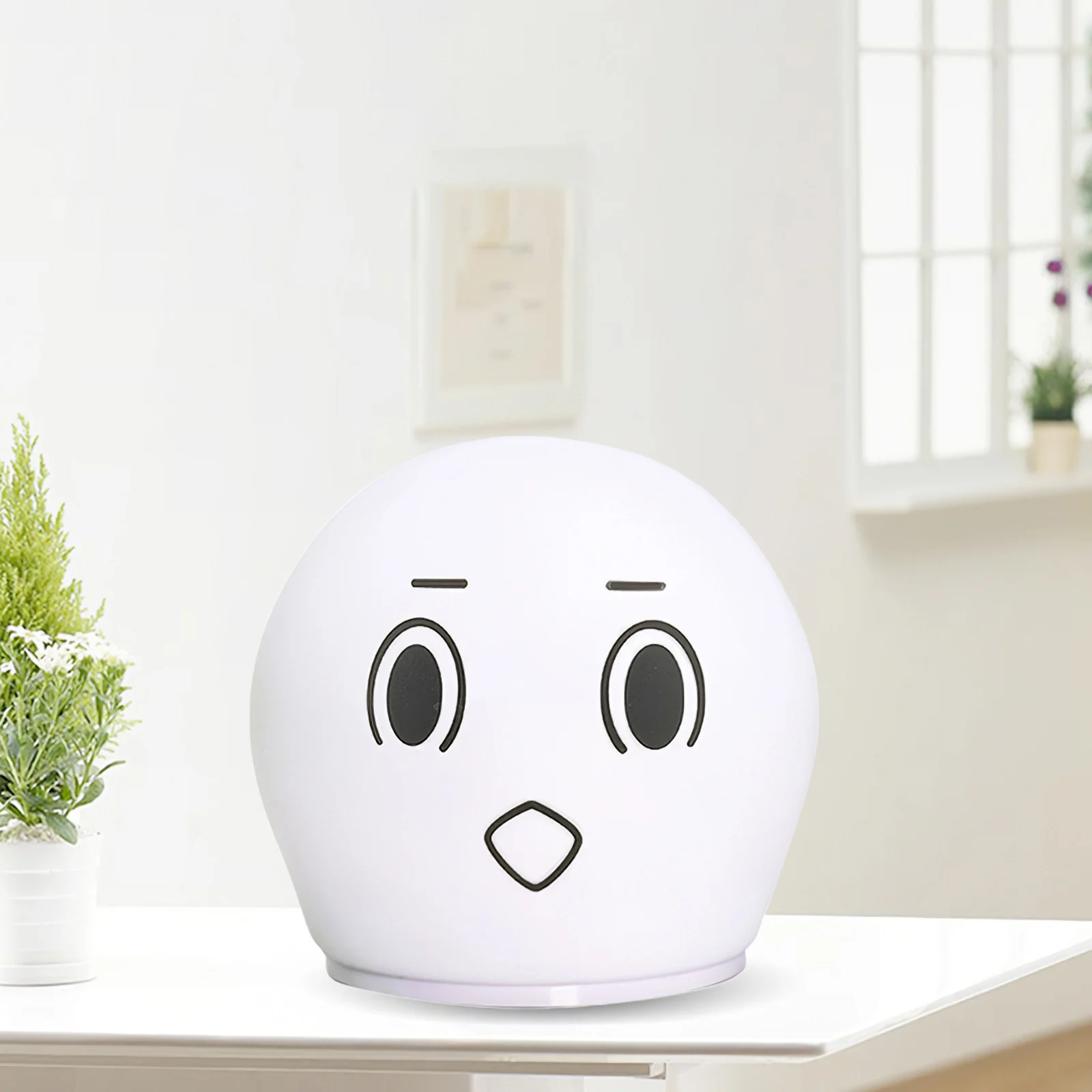 

Colorful Silicone Cartoon Atmosphere Light Bubble-Shape Night Lights Kids Room Bedside Night Light USB Charging Touch Lamp