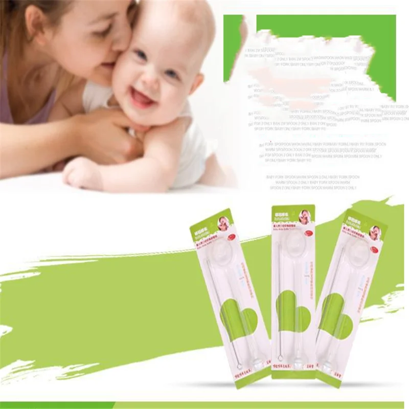 2 шт./компл. Нержавеющая сталь ложка для грудничков Портативный посуда чайная