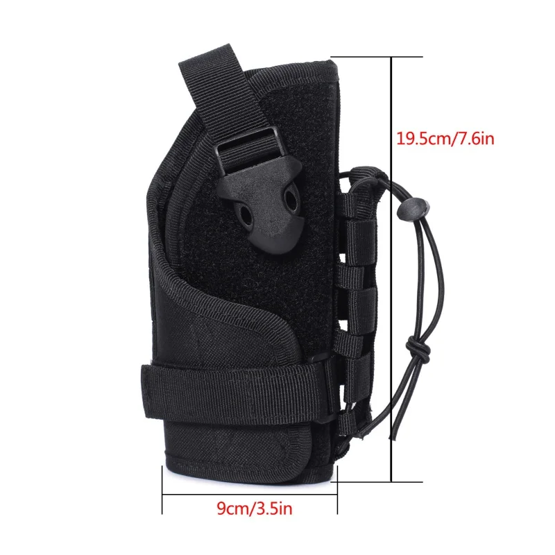 

2021 Upgared Tactical Molle Gun Holster Belt Pistol Holster for Universal Handgun Glock 1911 17 92 96 Airsoft Pouch