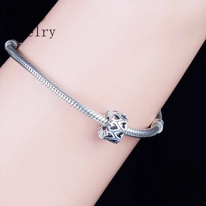 FC ювелирные изделия Подходит для оригинального браслета Pandora 925 Серебряная