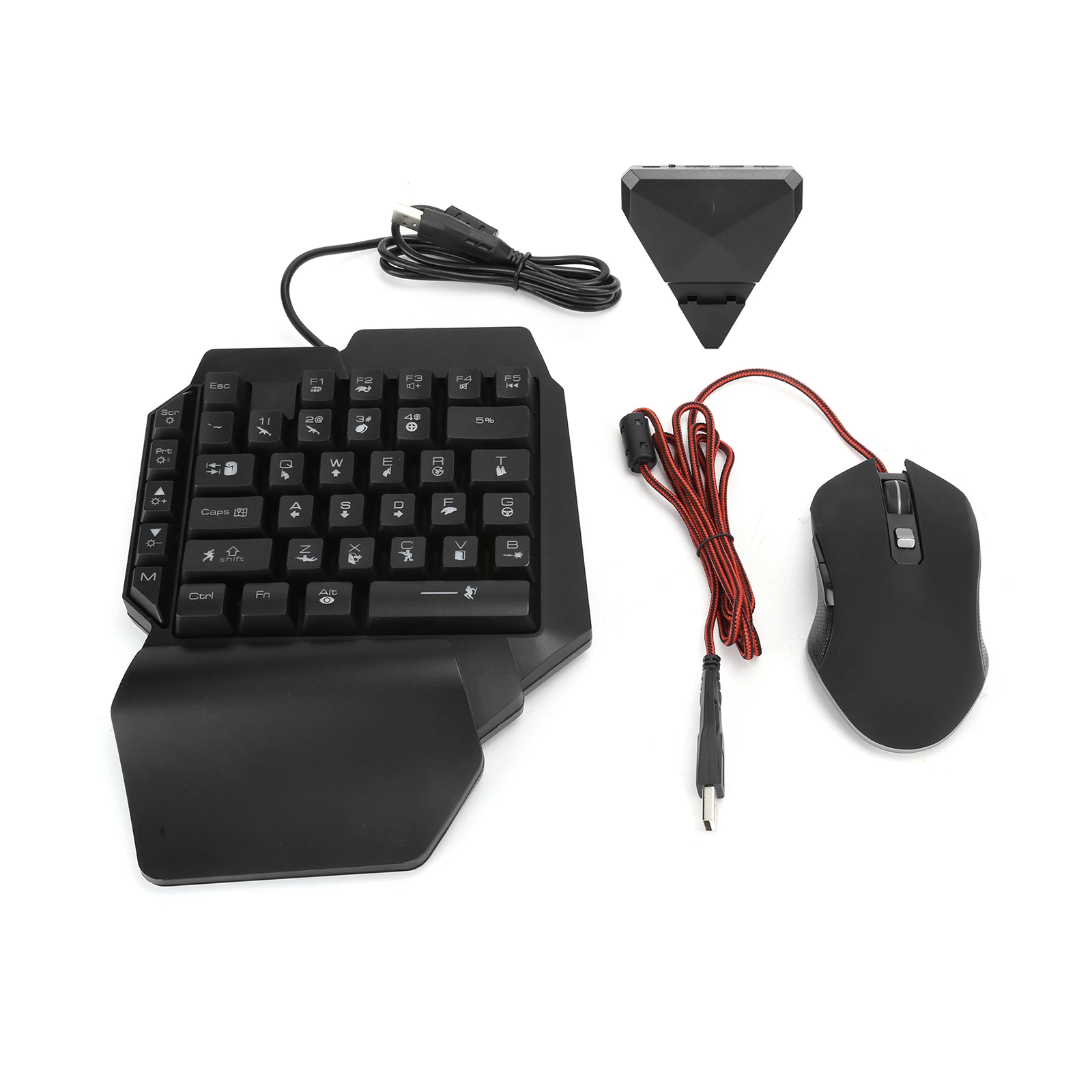 

Комплект игровой клавиатуры и мыши G1, подключение по Bluetooth, гибкое управление, сотовая клавиатура, для игрового компьютера, ноутбука