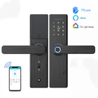 Блокировка отпечатков пальцев TTlock, Bluetooth, умный дом, дверной замок, приложение Fechadura, цифровой замок Cerradura Inteligente, RFID-разблокировка