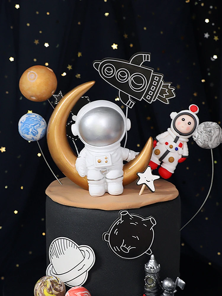 Космический корабль украшения звезда планета Счастливая свадьба ракета