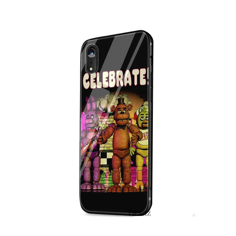 Чехол из закаленного стекла Five nights at freddy's fnaf freddy противоударный чехол для iPhone X 6