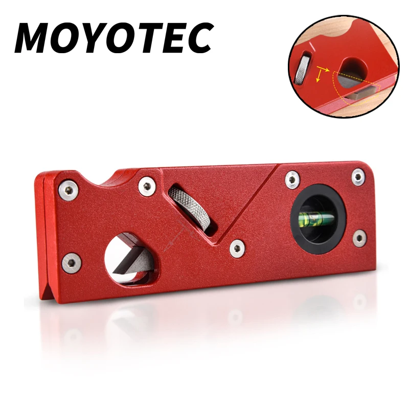 MOYOTEC  Mini Woodworking Planer Hand Planer Chamfering Trimming Planes 45 Degree Bevel Plane Trimming Planer DIY Trimming Plane