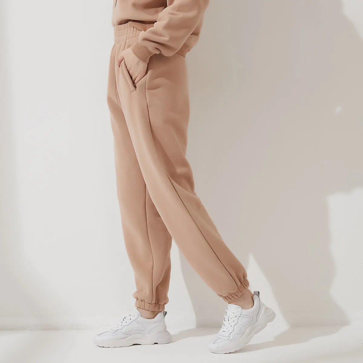 Wixra женские толстые флисовые тренировочные штаны повседневные с эластичной