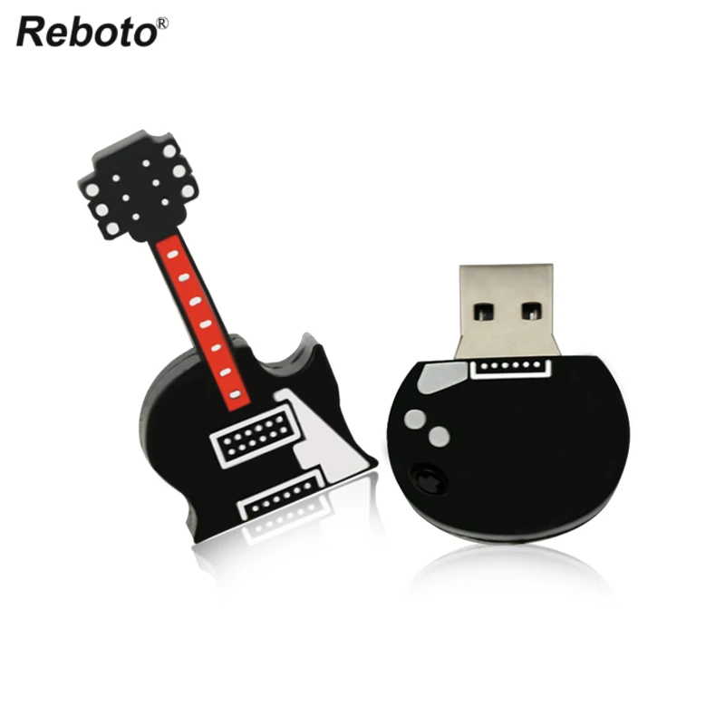 Cartoon Musical Instrument Pen Drive 16GB 32GB 64GB USB Flash Cute Violin 2.0 Memory Stick Pendrive usb stick | Компьютеры и офис
