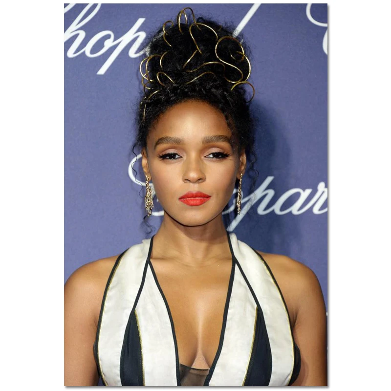 

New Arrival Custom Janelle Monae Poster Home Decoration Fashion Silk Fabric Wall Poster Customize Poster 30X45cm27X40cm
