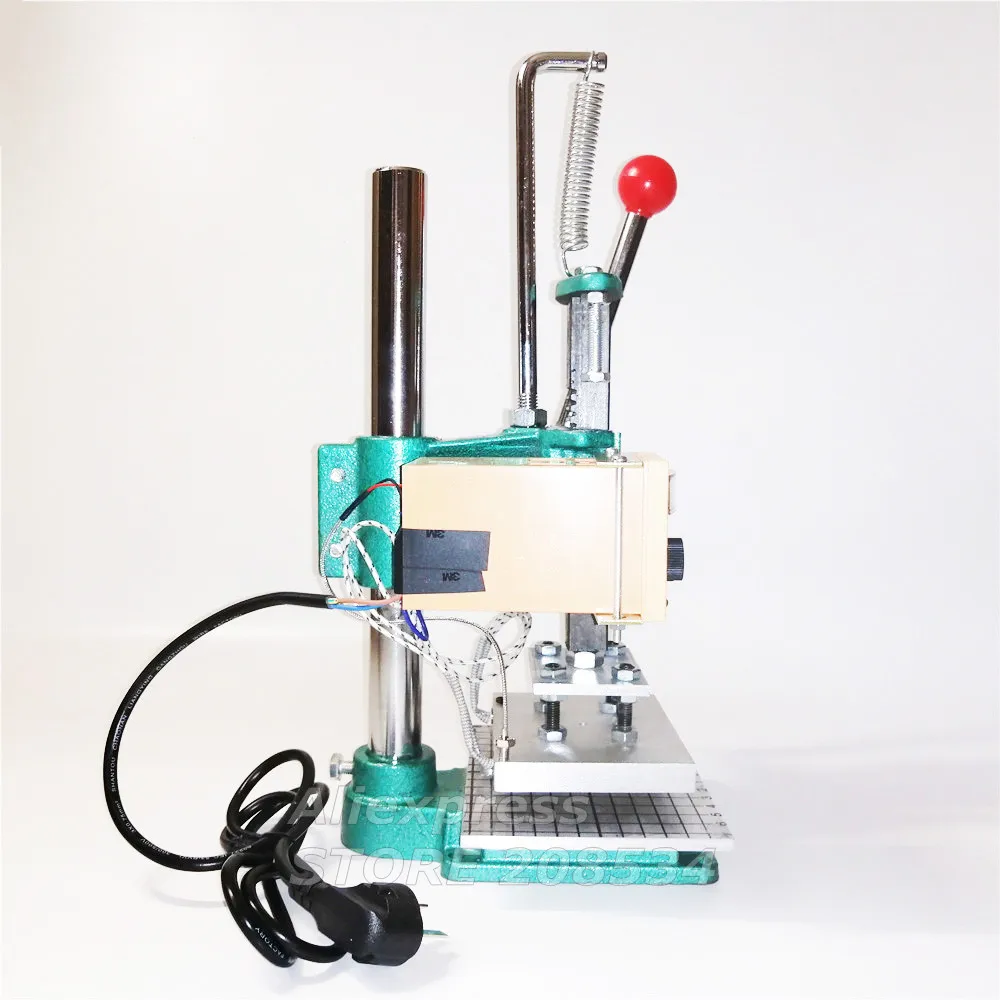 Manual Stamping Machine leather printer Creasing machine hot foil stamping marking press embossing 10X13CM | Дом и сад