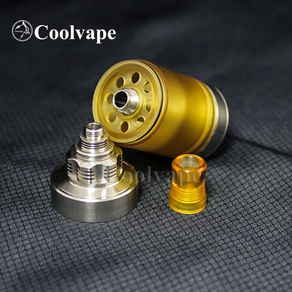 

coolvape sxk 415 FOUR ONE FIVE Style MTL RTA Rebuildable Tank Vape Atomizer 316SS PEI material 4.5ml capacity 22mm Diameter