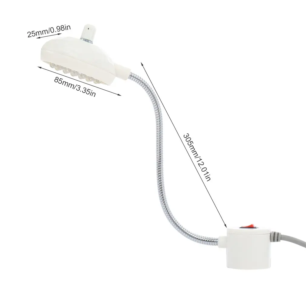 

19 LED Sewing Machine LED Lamp Work Lights Energy-Saving Lamps With Magnets Mount Light Luminaire Adjustable Light