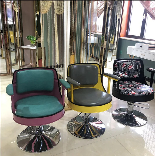 

Hairdressing chair fashion barber shop hair cutting chair children chair lift rotating barber special chair