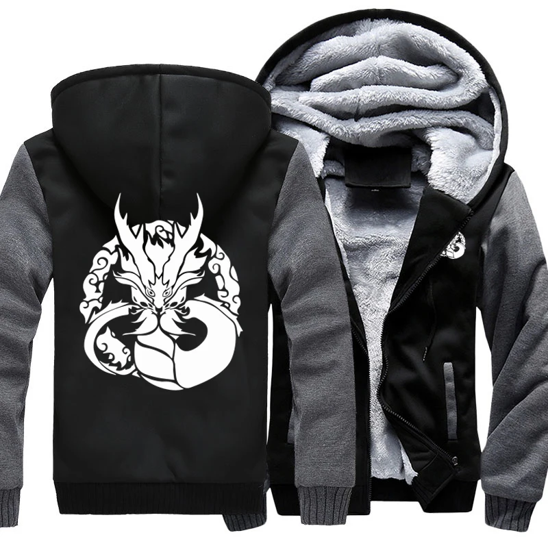 

2020 Men's Thicken Hoodie Hot Game Azur Lane Team Logo Printed Zipper Jacket Sweatshirts Coat Long Sleeve Casual Warm Hooded