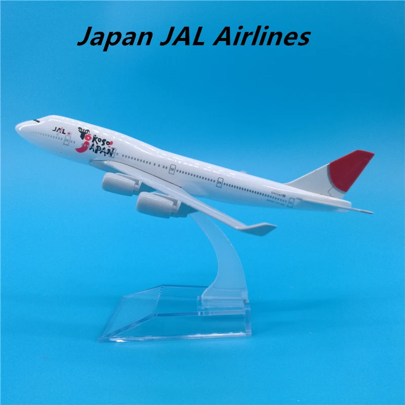 16 см 1:400 масштаб Japan Airlines JAL модель самолета Boeing B747 B777 металлического из цинкового
