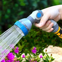 garden water sprayer water watering lawn hose spray water nozzle car washing cleaning lawn plastic sprinkle tool w0