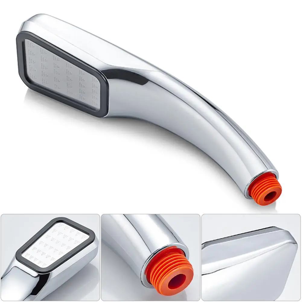 

High Pressure Shower Head Bathroom 300 Holes Water Saving Shower Head Powerfull Boosting Spray Bath Handheld Shower Head
