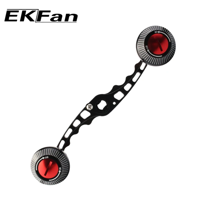 EKFan 8*5 мм Рыболовная катушка с отверстием и ручкой 130 из алюминиевого сплава