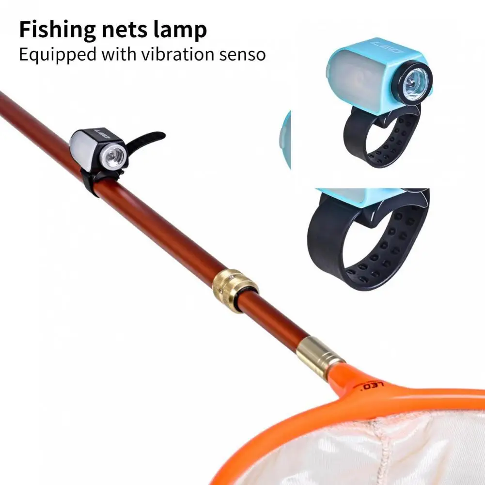 

Wear Resistant High Quality USB Charging Landing Net Lamp High Strength Landing Net Light Convenient for Outdoor