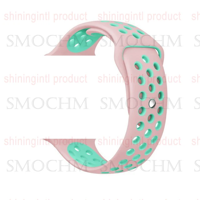 pink and green Smochm Samba IWO 11 Pro Bluetooth умные часы серии 5 1:1 IWO 10 обновленные MTK2503 gps спортивные умные часы для Apple iPhone Android - Цвет: pink and green