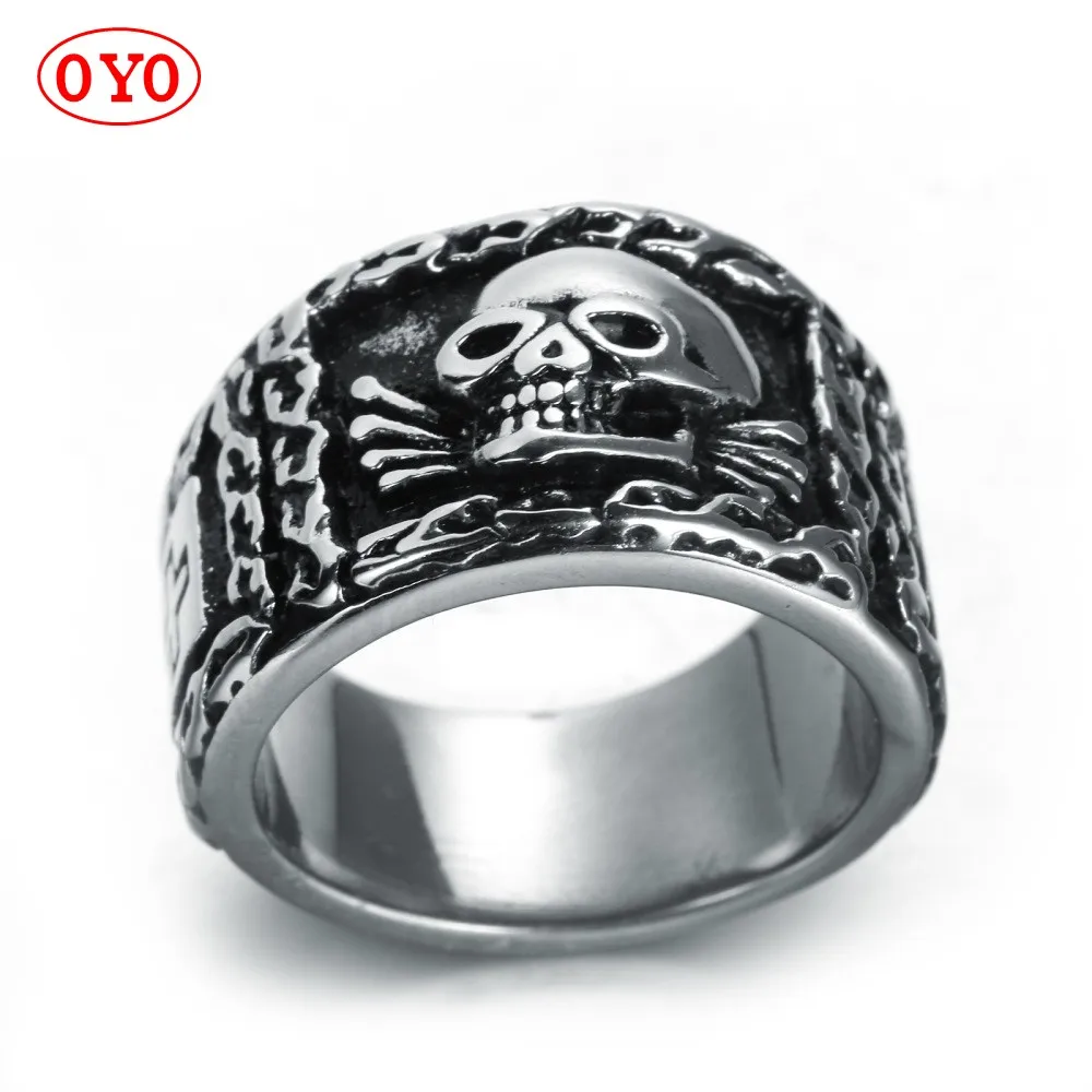 

Кольцо с черепом из стерлингового серебра s925