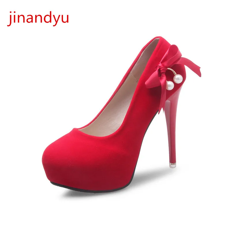 

High Heels Sexy Platform Shoes Women Thin Heels Fashion Women Red Black Heels Platforms Slip on Party Shoes for Women Pumps