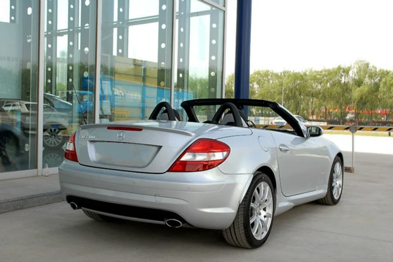 Неокрашенный задний спойлер из полиуретана крыло багажника для Benz R171 SLK Class Convertible