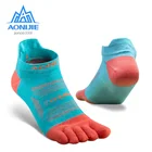 Носки AONIJIE с пятью носками, легкие низкие спортивные, E4801 E4802, для бега, марафона, гоночной тропы, 3 пары