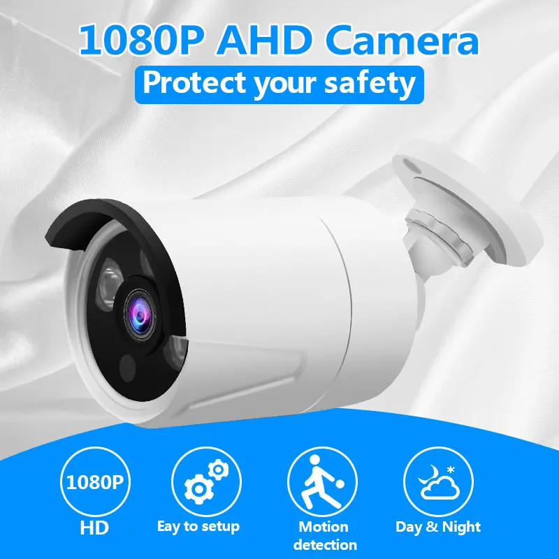 AHD аналоговая 1080P 2.0MP наружная Водонепроницаемая HD камера ИК Ночное Видение