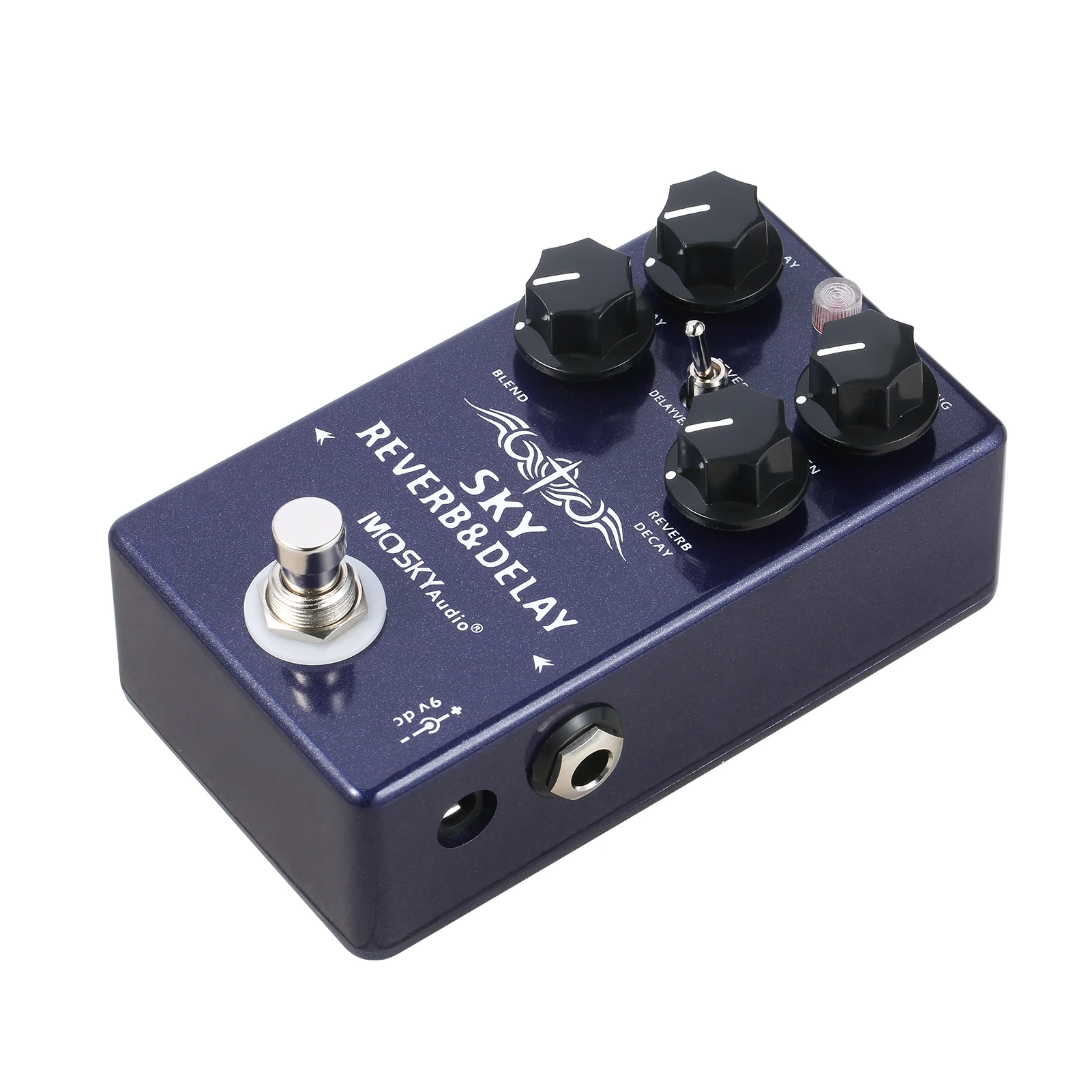 MOSKYaudio 2-в-1 цифровой реверберации и гитарные педали с эффектом Delay истинной