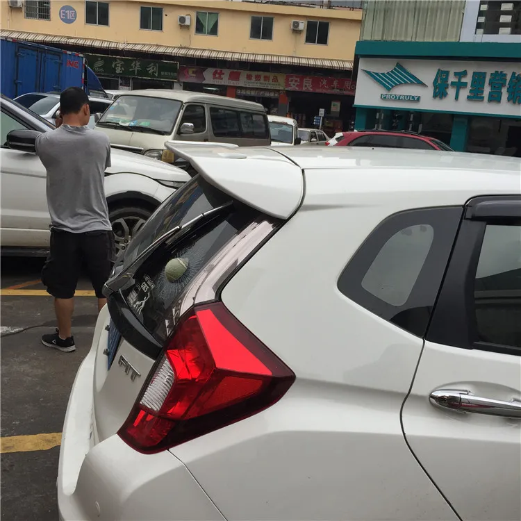 Спойлер для HONDA FIT 2014-2016 спойлер из высококачественного АБС-материала заднего