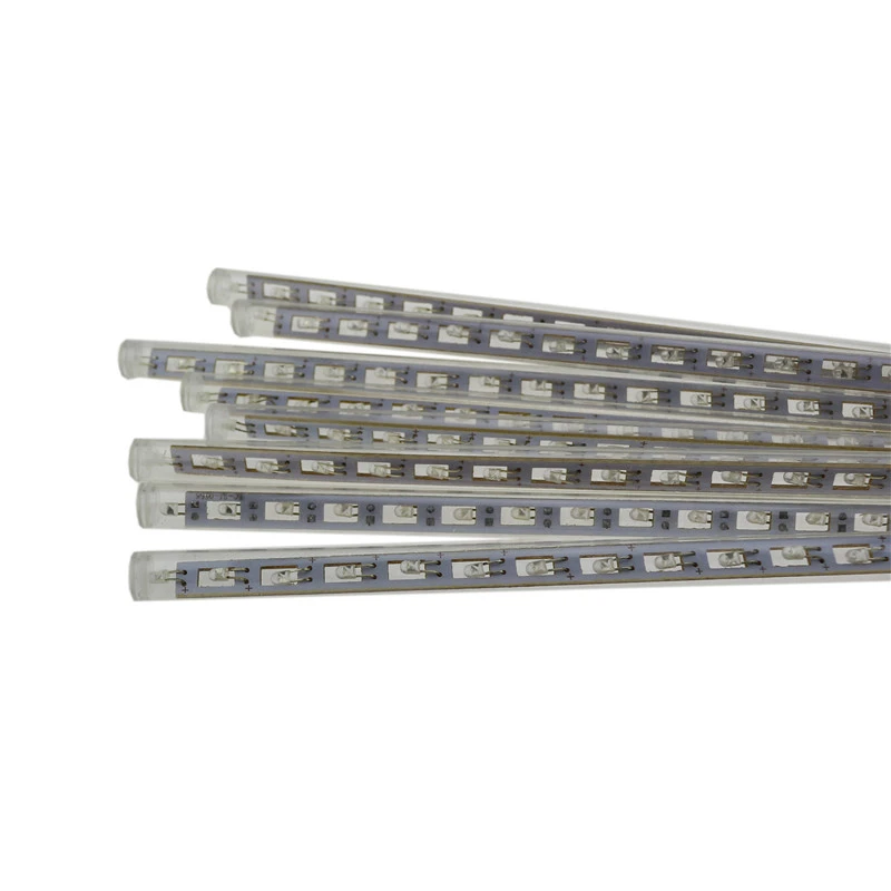 8 шт./компл. Метеоритный Дождь светодиодный трубки Водонепроницаемый 110V 220V