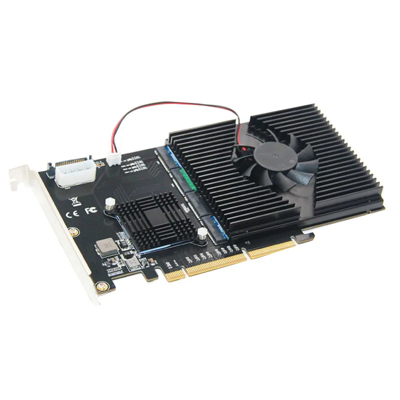 Добавить на карты адаптер M.2 Raid контроллер/Ssd/карта Pci E/Pcie Ssd радиатор охлаждения