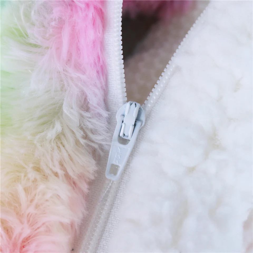 BeddingOutlet из искусственного меха с капюшоном Подушка Чехол пушистый декоративная подушка чехол прямоугольник с длинным ворсом, декоративная наволочка для подушки 1/2 шт. дропшиппинг